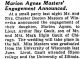 Arthur Raymond Gault / Marion Agnes Masters (F12)